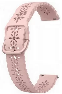 różowy silikonowy haft