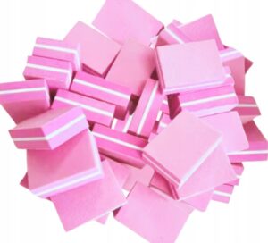 Blok polerski do paznokci różowy 100psc gradation