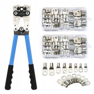 ZACISKARKA  PRASKA DO KABLI  TULEJEK +  120 KOŃCÓW