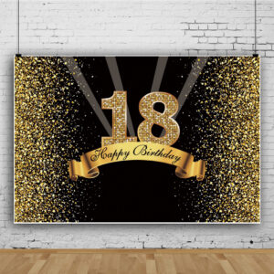 Tło fotograficzne 18 urodziny 210x150cm