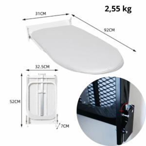 Deska do prasowania mocowana w ścianie