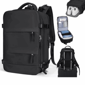 Plecak podróżny 40x25x20 czarny