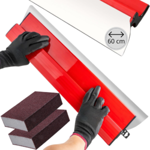 Nóż do gładzi szpachla 60cm + kostka gąbka ścierna